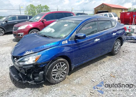 2017 Nissan Sentra S z USA, uszkodzony, nr VIN 3N1AB7APXHY345494